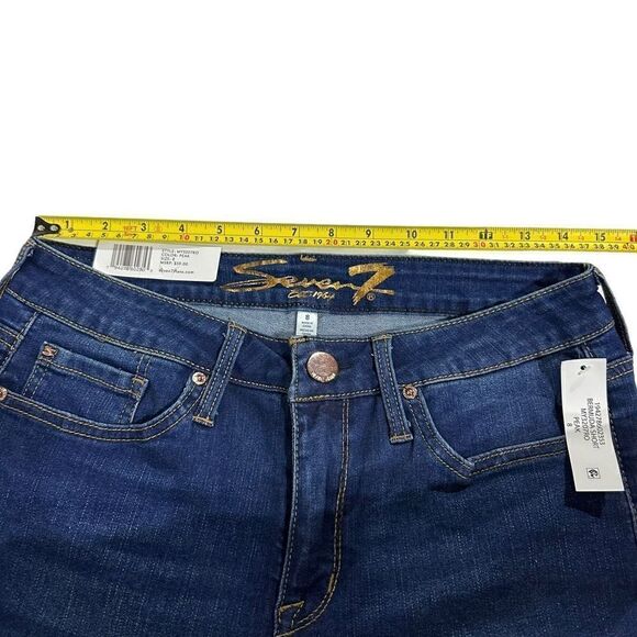 Seven7 Women’s Sunset Bermuda Shorts Rolled Cuff Bermuda Short 9" inseam Size 8 - Picture 6 of 11